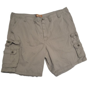 Lee Dungarees Mens 50 Light‎ Tan Cargo Shorts w/ Pockets